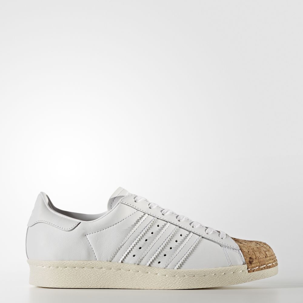 Adidas Superstar 80s - Originals γυναικεια - Ασπρα/Ασπρα,Μέγεθος: EU 36 – 54 2/3 (650BIWPY)